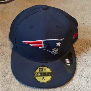 Size 8 New England Patriots Hat